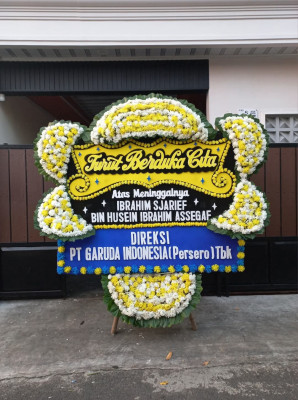 Papan Bunga Duka di Taman Sari