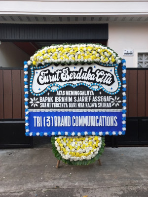 Papan Bunga Duka di Taman Sari